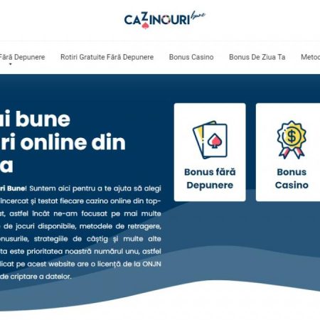 (P) Ofertele cazinourilor online din România, prezentate în noul ghid Cazinouri-bune.ro